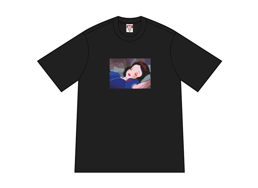 Supreme Snow White Tee Black (CJ)