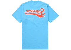 Supreme Backwards Tee Bright Blue (DM)