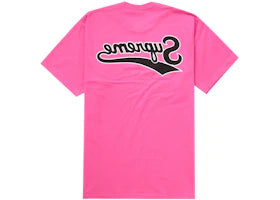 Supreme Backwards Tee Fuchsia (DM)