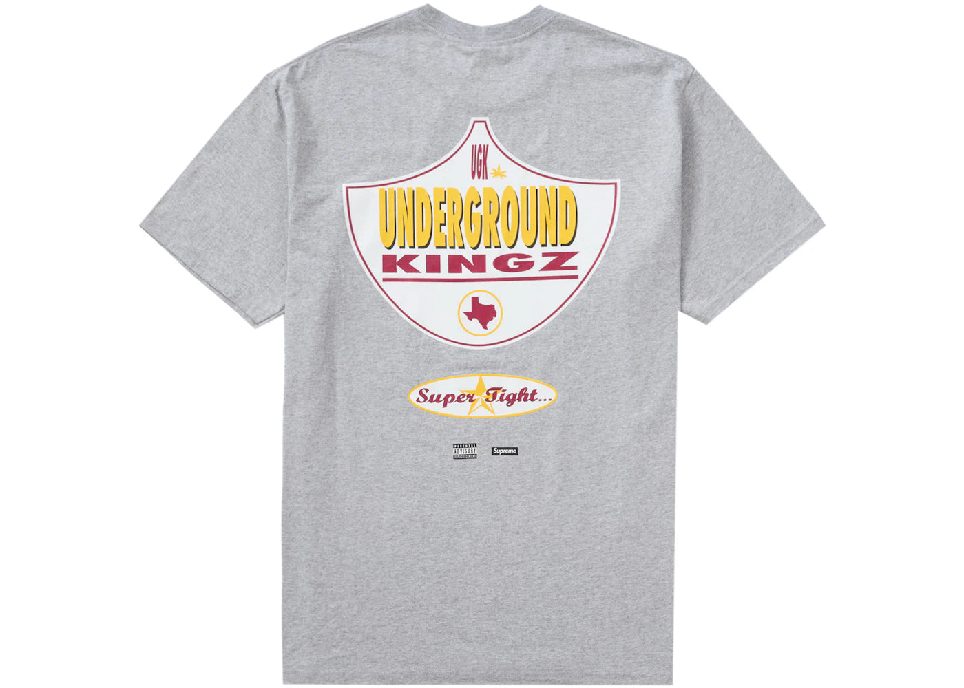 Supreme UGK Super Tight Tee Heather Grey (CJ)