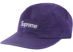 Supreme Washed Chino Twill Camp Cap (SS24) Purple (CJ)