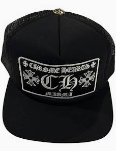 Chrome Hearts Miami Exclusive Trucker Hat Black (BP)