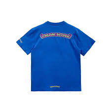 Chrome Hearts Scroll Logo T-shirt Blue (KV)