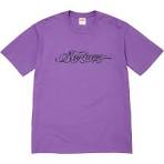 Supreme Script Tee Purple (CJ)