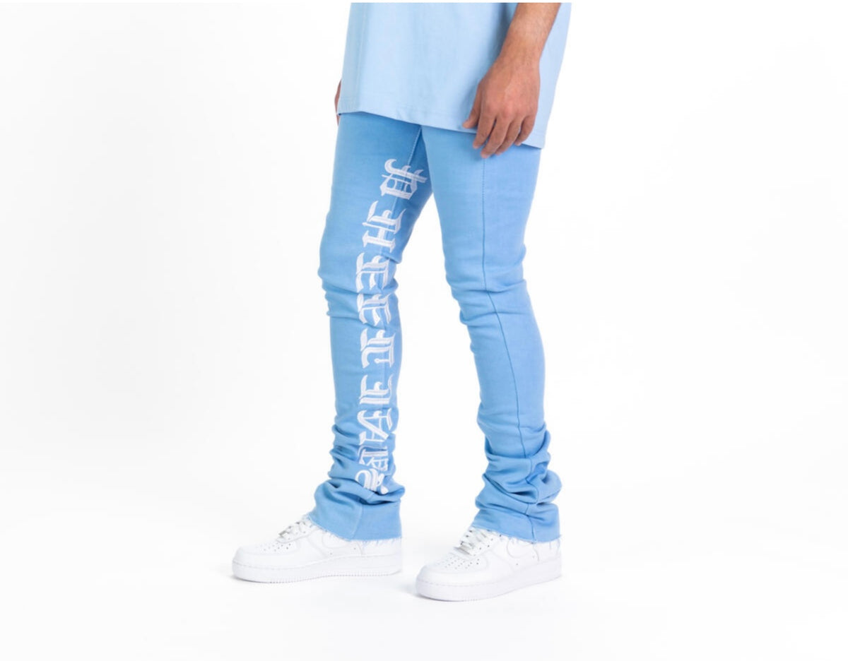 PHEELINGS - AGAINST ALL ODDS" STACK DENIM - BLUE/WHITE