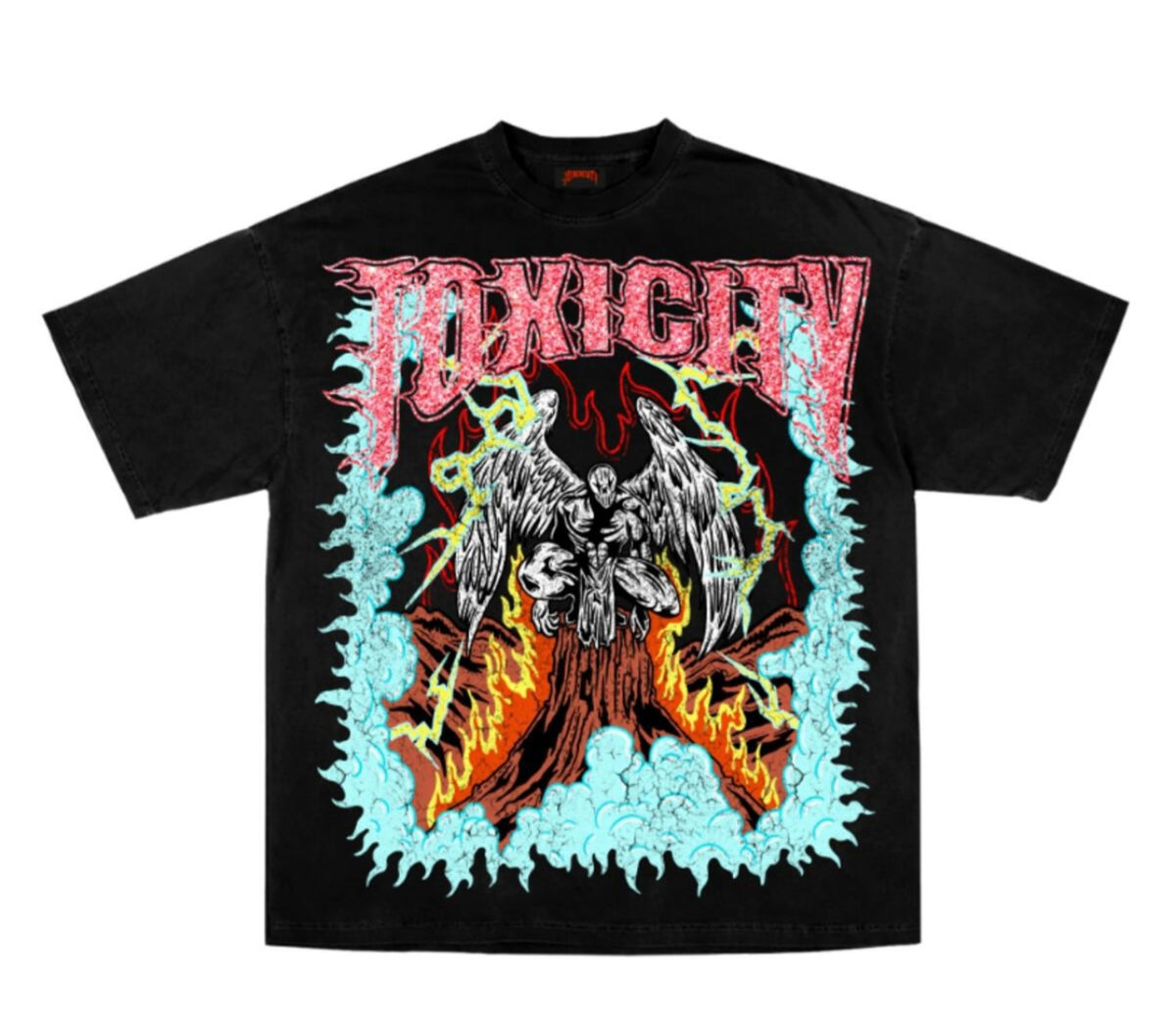 TOXICITY - ARCH ANGEL -  TEE - BLUE