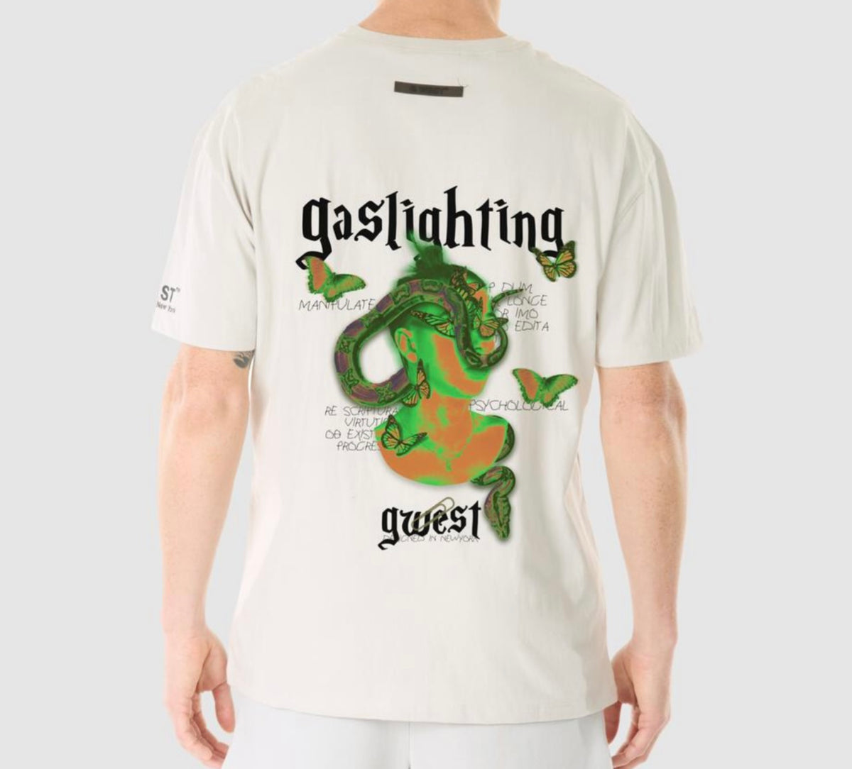 G WEST - Gaslighting Tee - Gray Violet