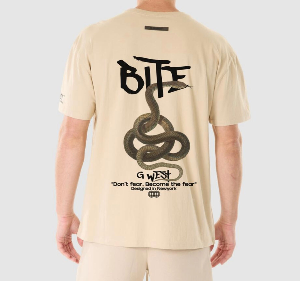 G WEST - Snakebite Tee - Oxford Tan