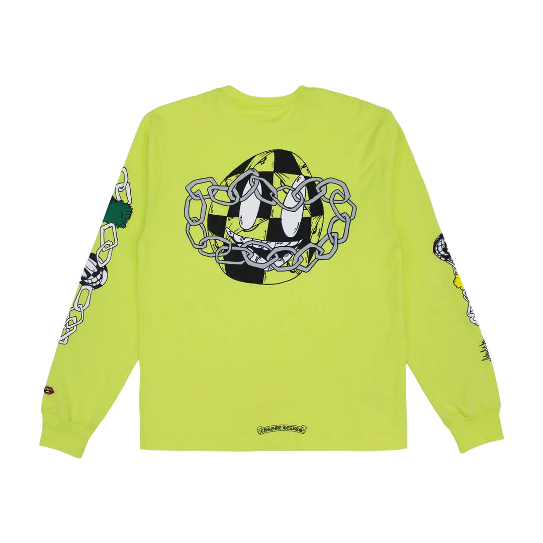 Chrome Hearts Mens Long Sleeve T-shirts 2020-21FW, Green, S / Pre-Purchase Inquiry Required