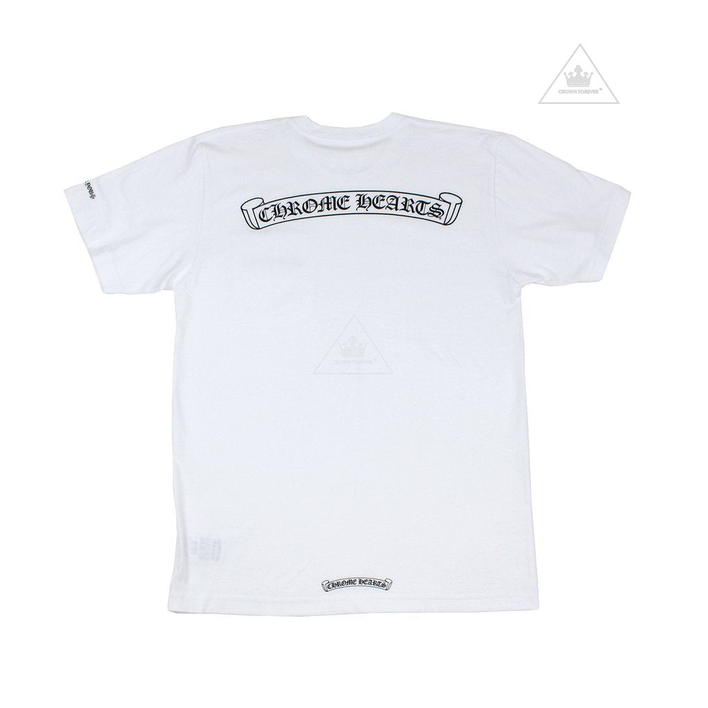 Chrome Hearts Scroll Logo T-shirt White (KV) – AGENDA