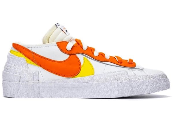 Nike Blazer Low sacai White Magma Orange