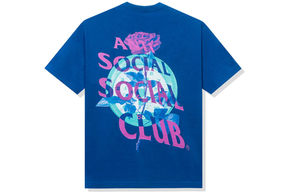 Anti Social Social Club Out Of Time T-shirt Blue (KV)
