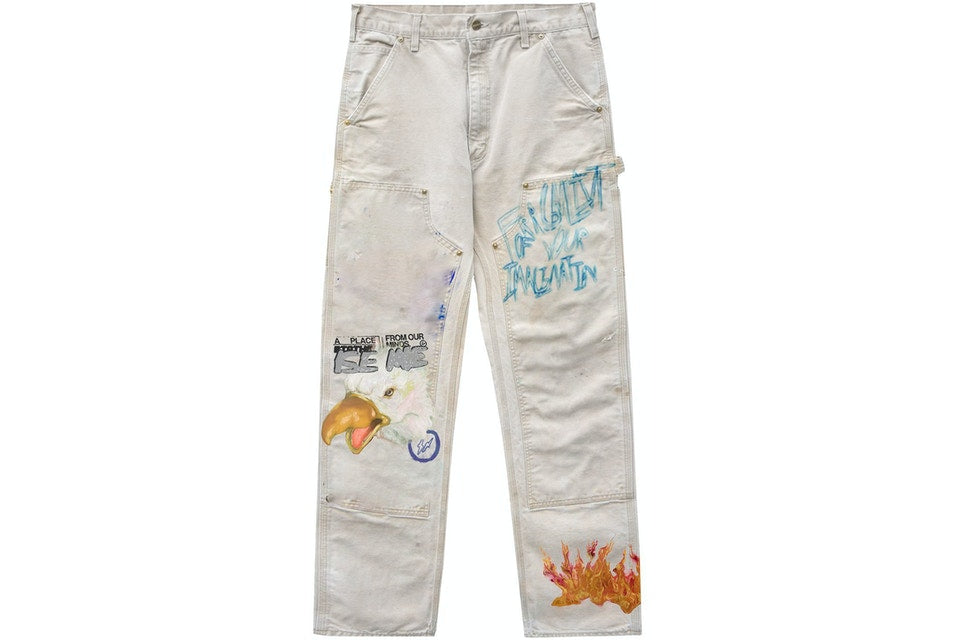 Travis Scott Cactus Jack For Fragment Painters Imagination Pant White