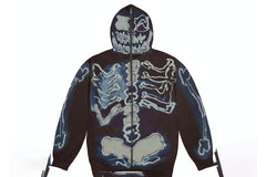 Travis Scott Cactus Jack For Fragment Skeleton Graffiti Full Zip Hoodie (KH)