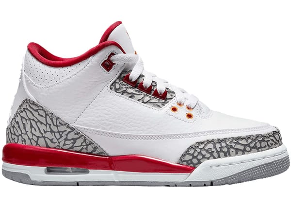 Jordan 3 Retro Cardinal (GS)