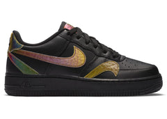 Nike Air Force 1 Low LV8 Misplaced Swooshes Black Multi (GS)