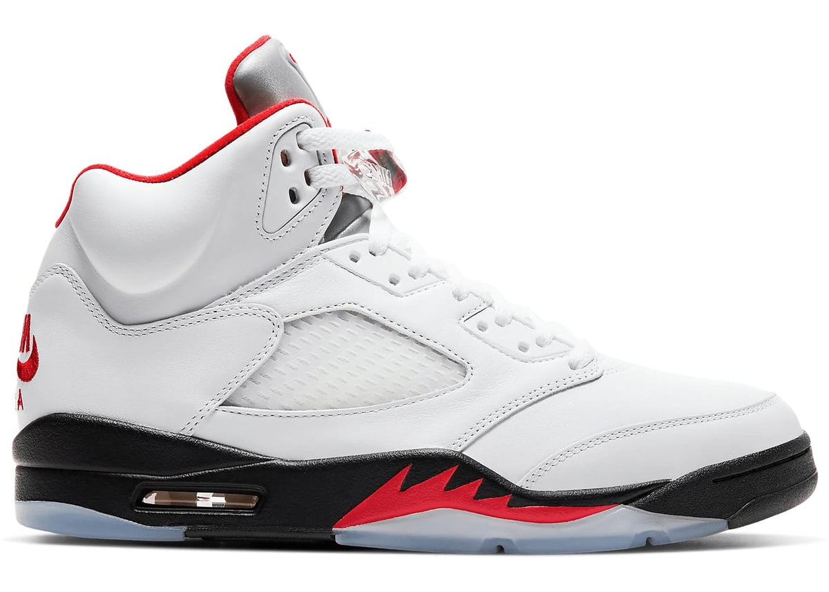 Jordan 5 Retro Fire Red Silver Tongue (2020)