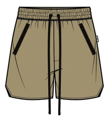 EPTM - RUNNER SHORTS - KHAKI