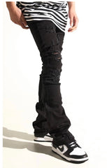 PHEELINGS - "NOW OR NEVER" STACKED DENIM - BLACK