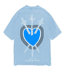 GALA - DEAD MAY NEVER DIE TEE - BABY BLUE